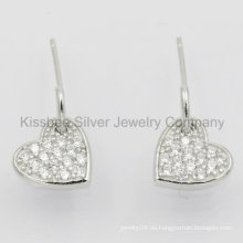 Fine Jewelry, Silber Schmuck, Silber Schmuck Ohrringe (KE3072)